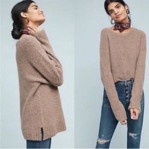 Anthropologie Sleeping On Snow Lavinia wool blend sweater. Women’s size medium.